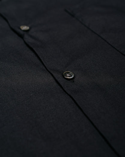 ssstein Cotton Silk Oversized LS Shirt Black