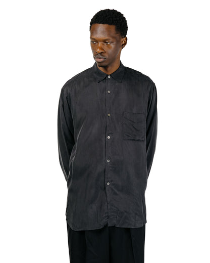 lost & found ssstein ssstein Cupro Fibril Oversized LS Shirt Charcoal