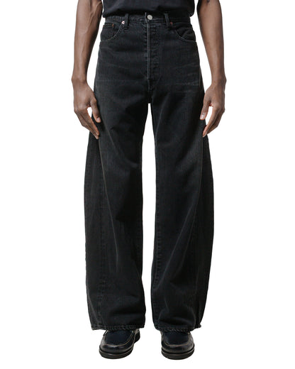 lost & found ssstein ssstein Deformation Wide Denim Jeans Black