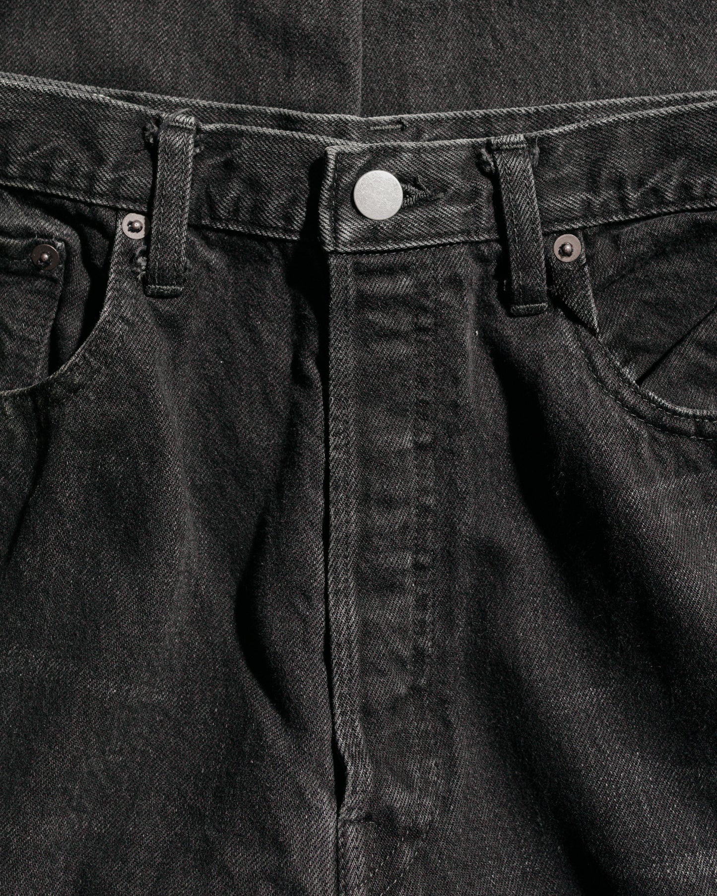 lost & found ssstein ssstein Deformation Wide Denim Jeans Black