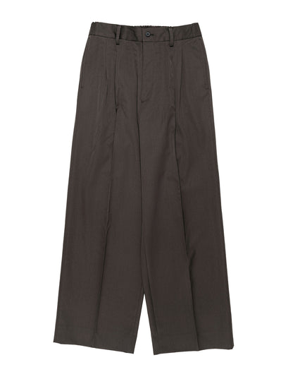 ssstein Easy Long Wide Trousers Grey Khaki