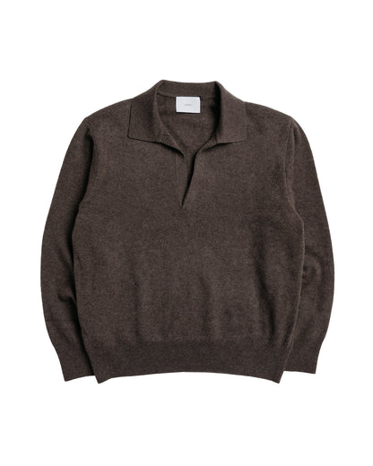 ssstein Extra Fine Wool Knit Skipper Mocha