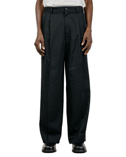 ssstein Long Wide Trousers Black
