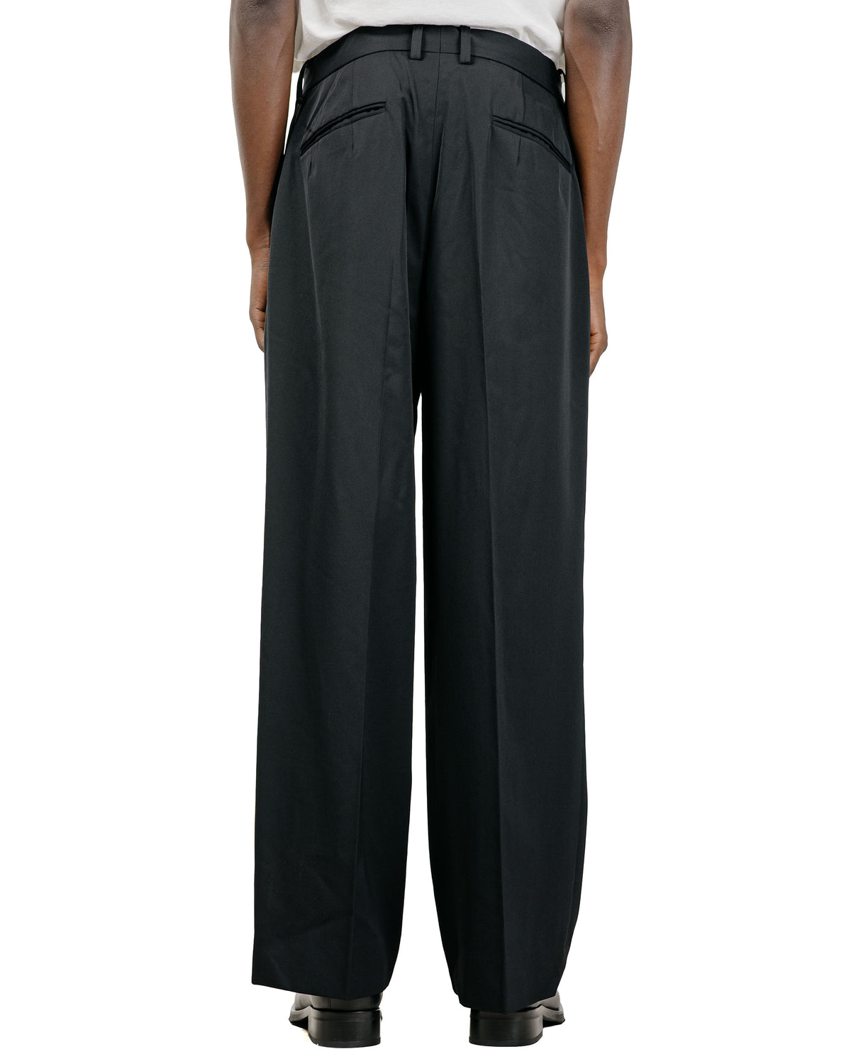 ssstein Long Wide Trousers Black