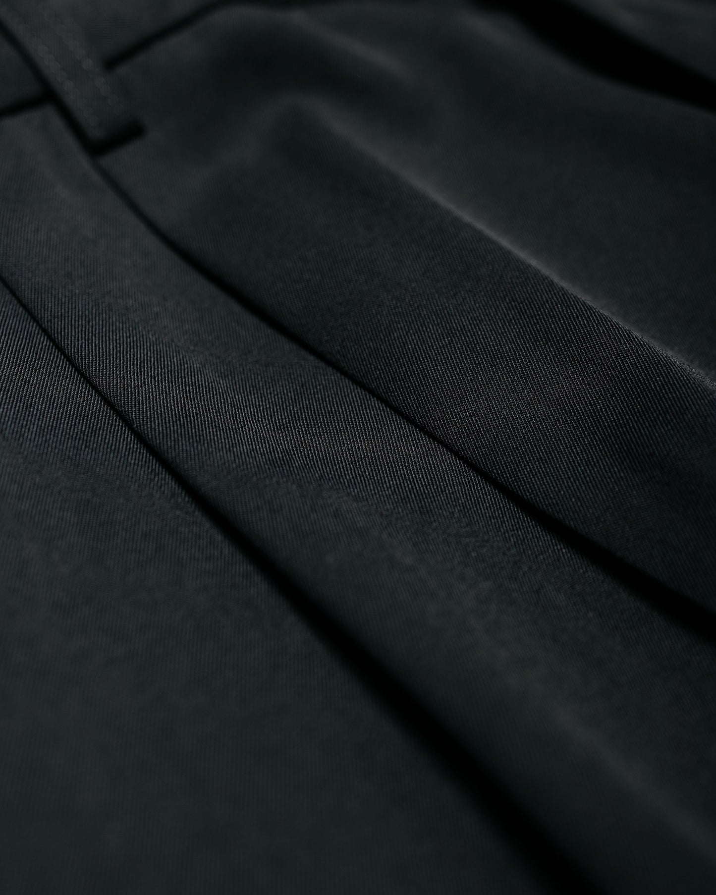 ssstein Long Wide Trousers Black