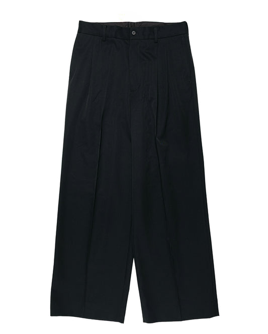 ssstein Long Wide Trousers Black
