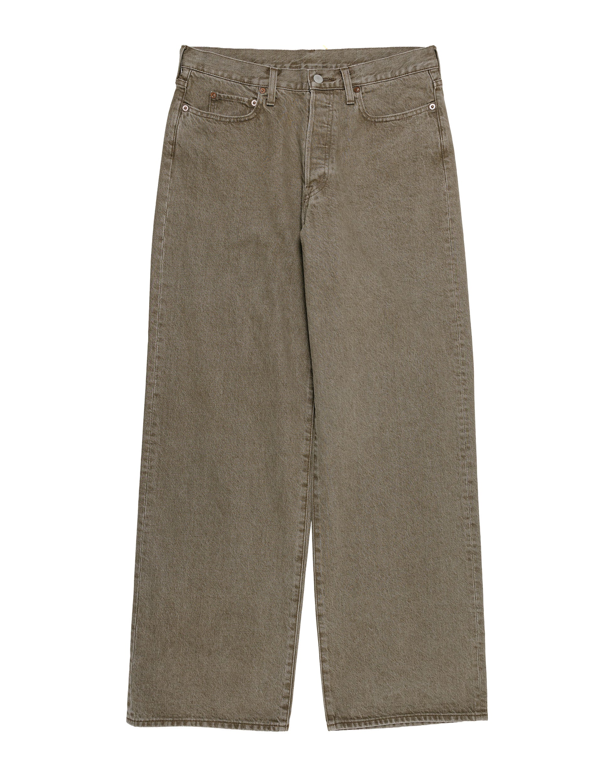 ssstein Loose Color Denim Pants Khaki