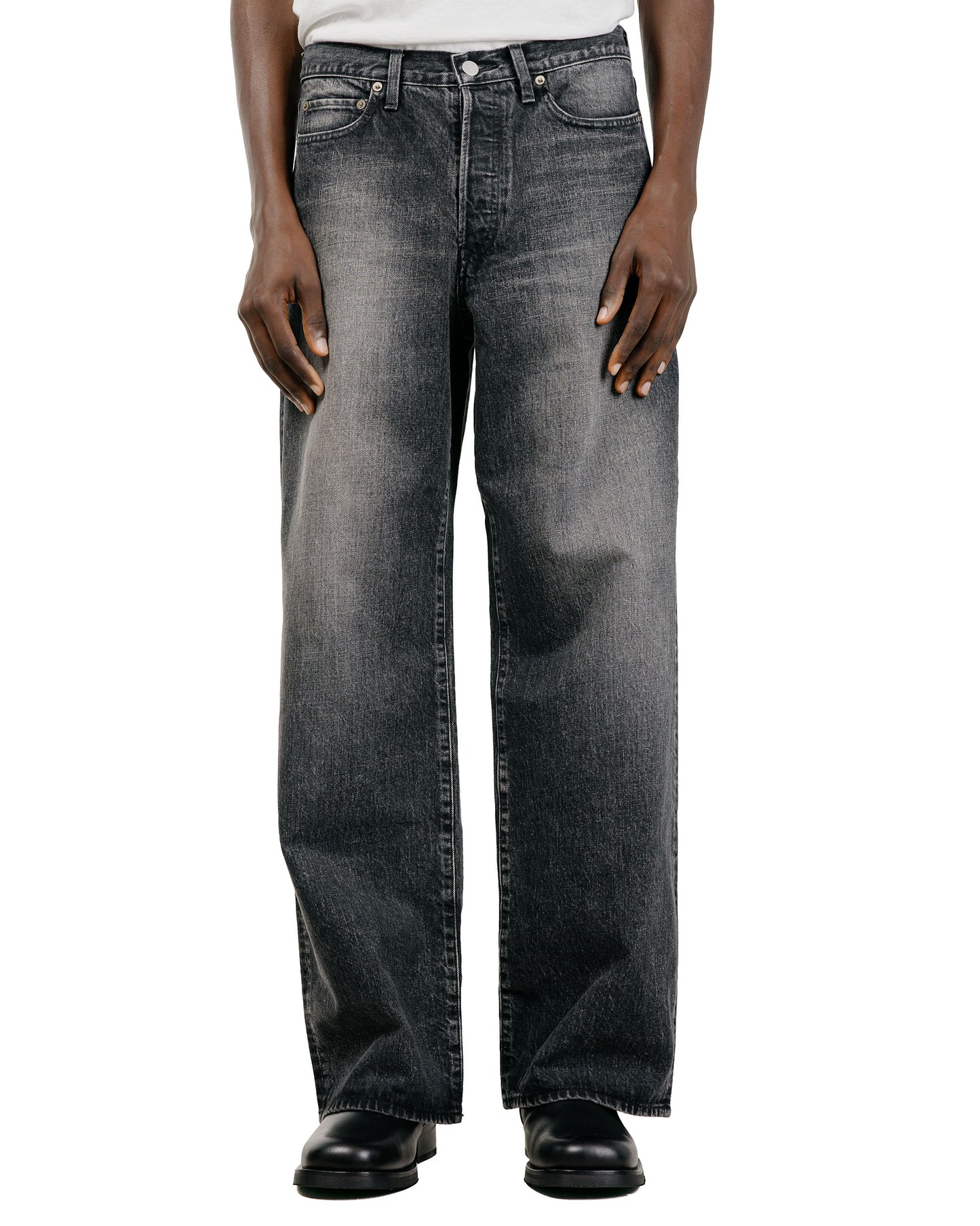 ssstein Loose Denim Pants Black