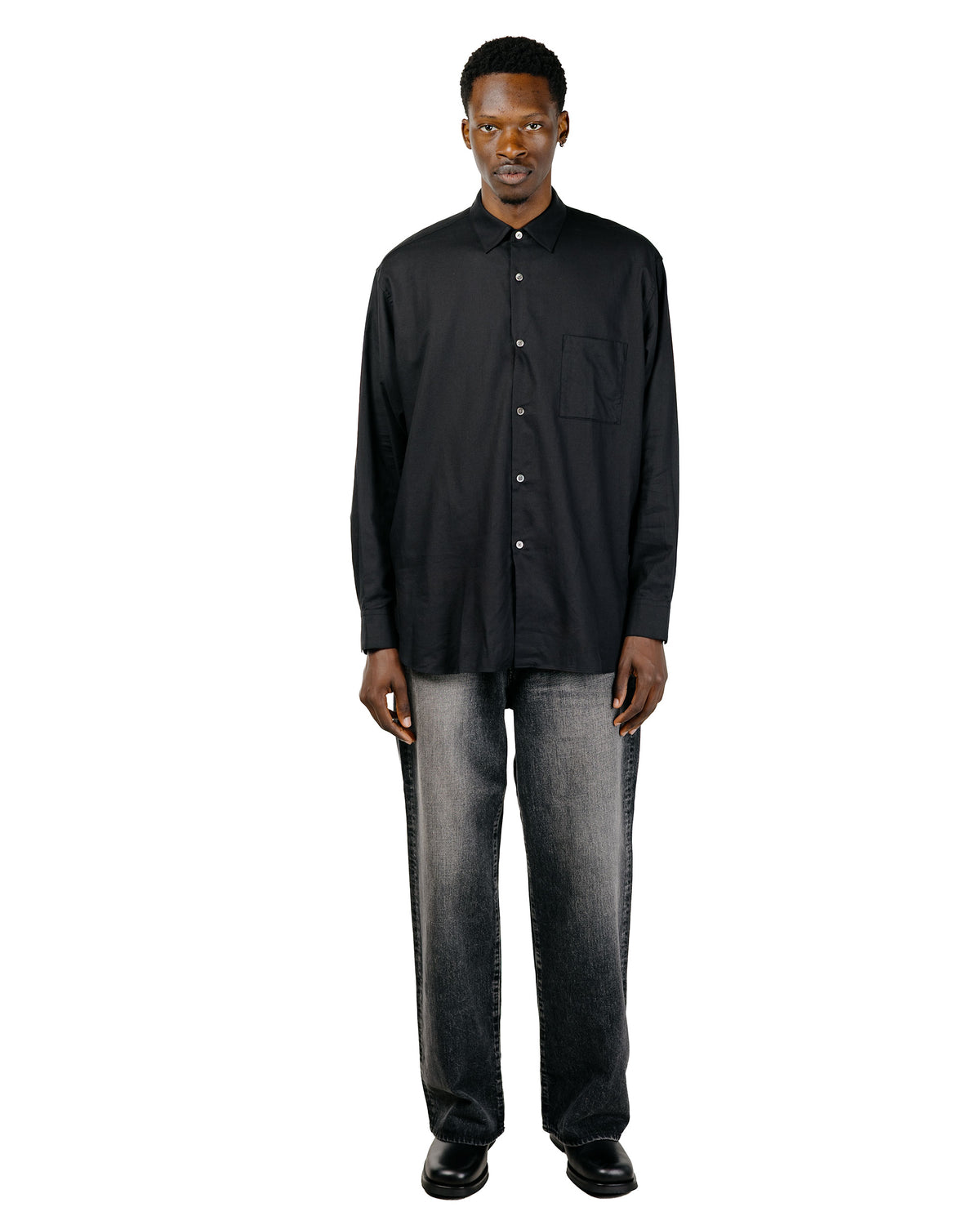 ssstein Loose Denim Pants Black