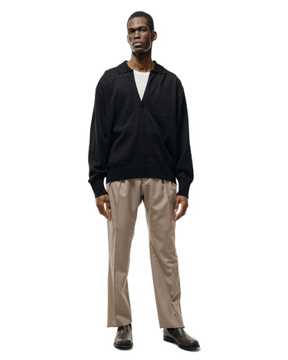 lost & found ssstein ssstein Organic Cotton Knit Skipper LS Black