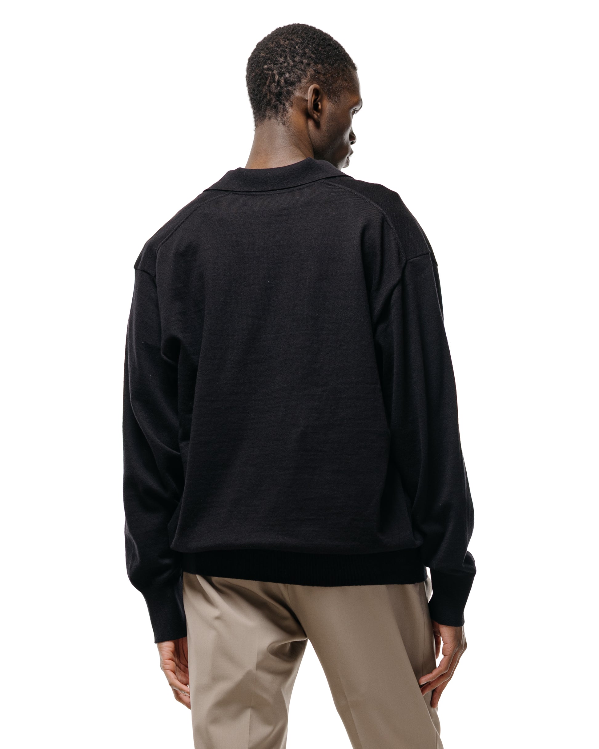 lost & found ssstein ssstein Organic Cotton Knit Skipper LS Black