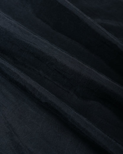 lost & found ssstein ssstein Silk Nylon Skipper Shirt Black