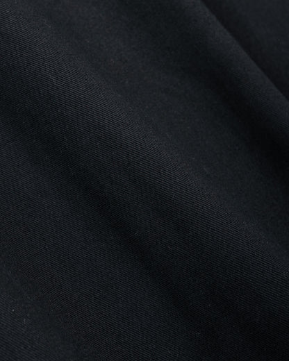lost & found ssstein ssstein Sulfur Dyed Brushed Chino Zip Jacket Black