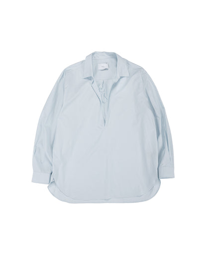 lost & found ssstein ssstein Suvin Cotton Oversized Skipper Shirt Off Blue