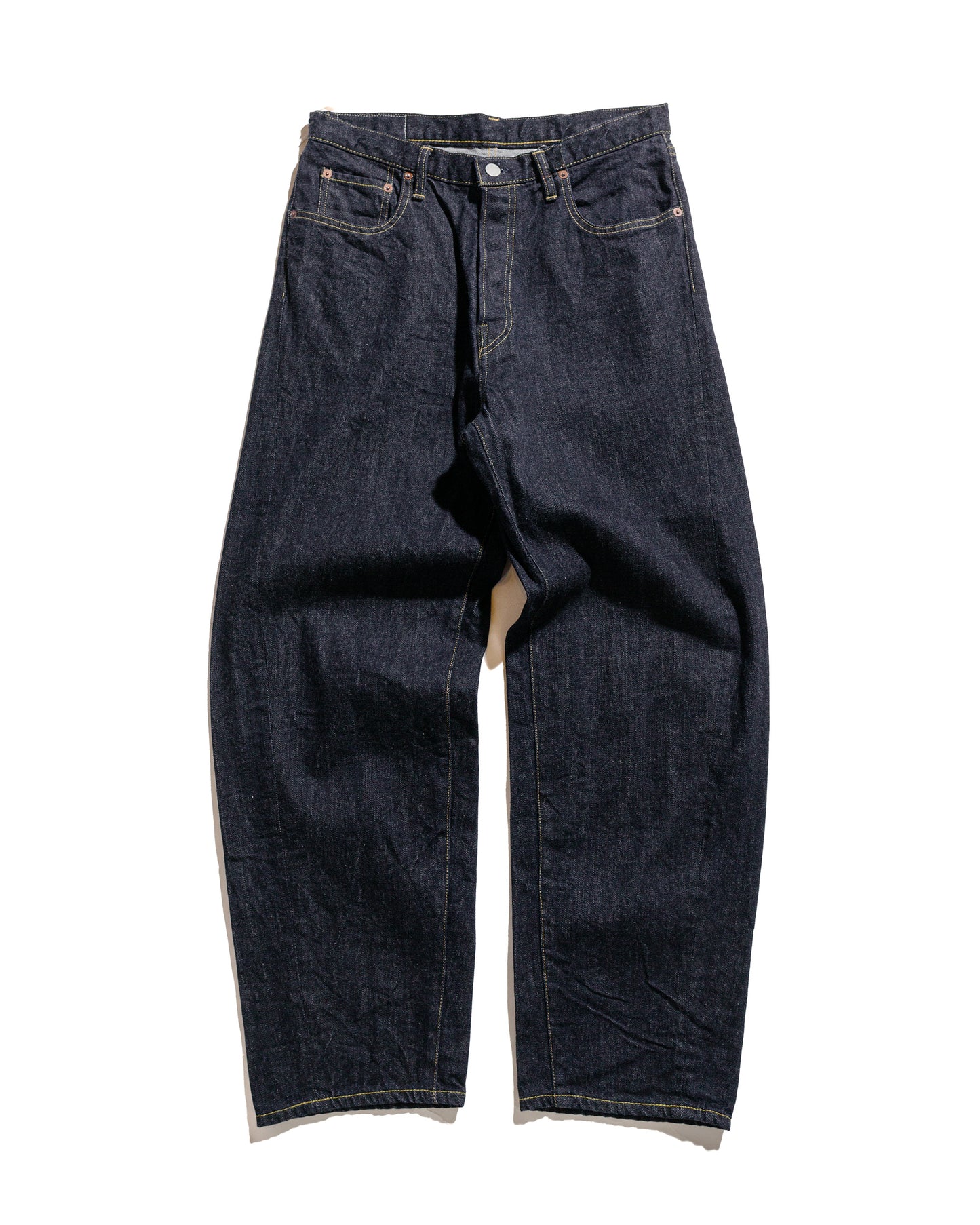 lost & found ssstein ssstein Twist Seam Eco Denim Jean Indigo One Wash