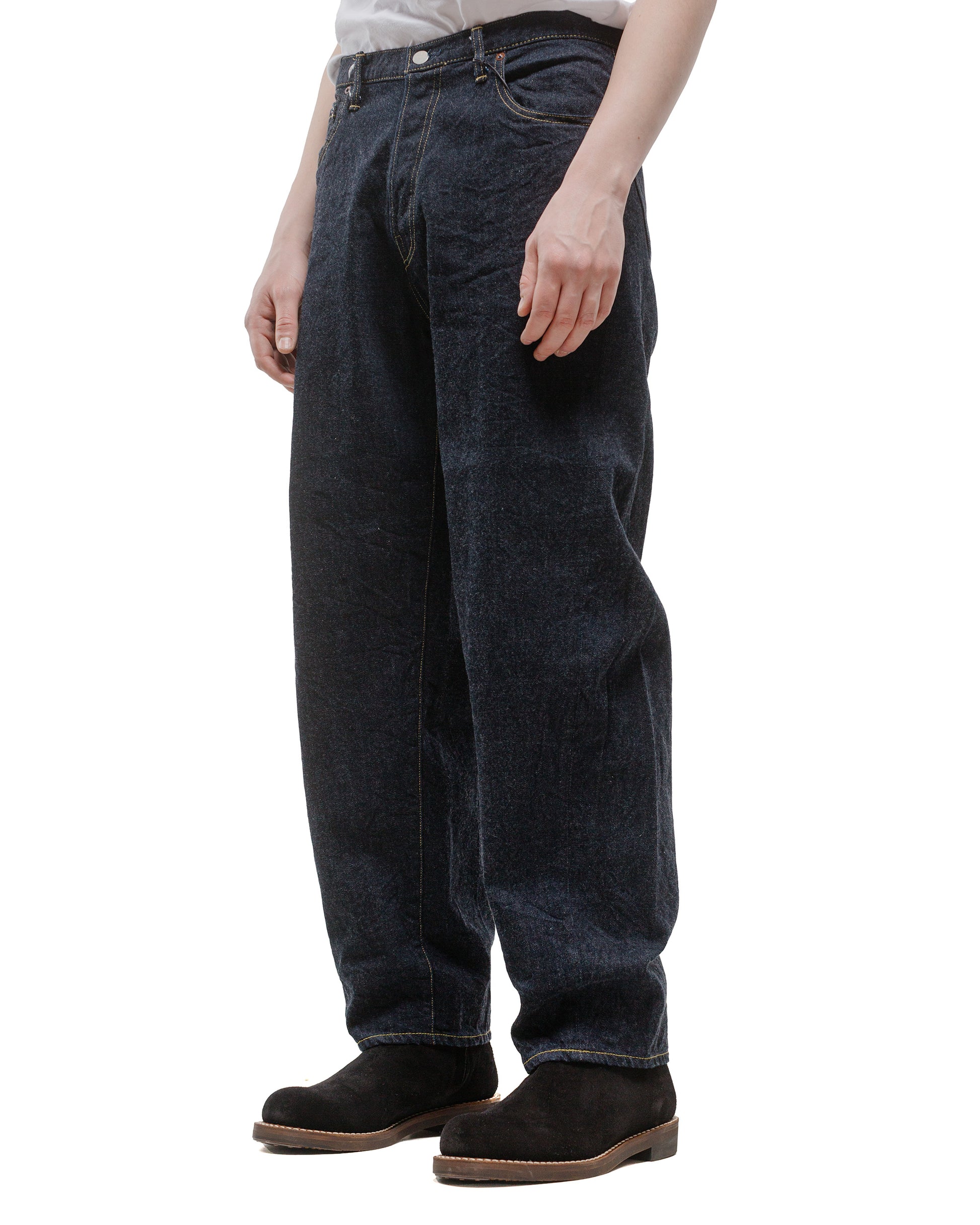 lost & found ssstein ssstein Twist Seam Eco Denim Jean Indigo One Wash