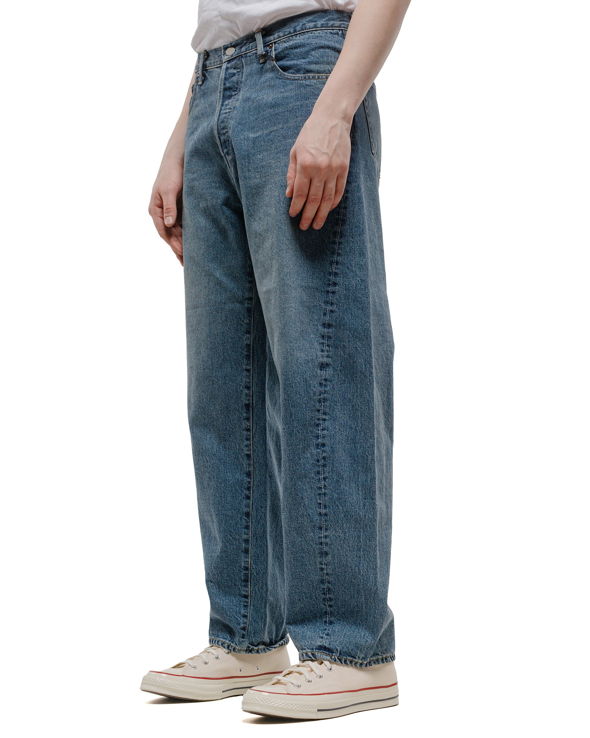 lost & found ssstein ssstein Twist Seam Vintage Denim Jeans Indigo