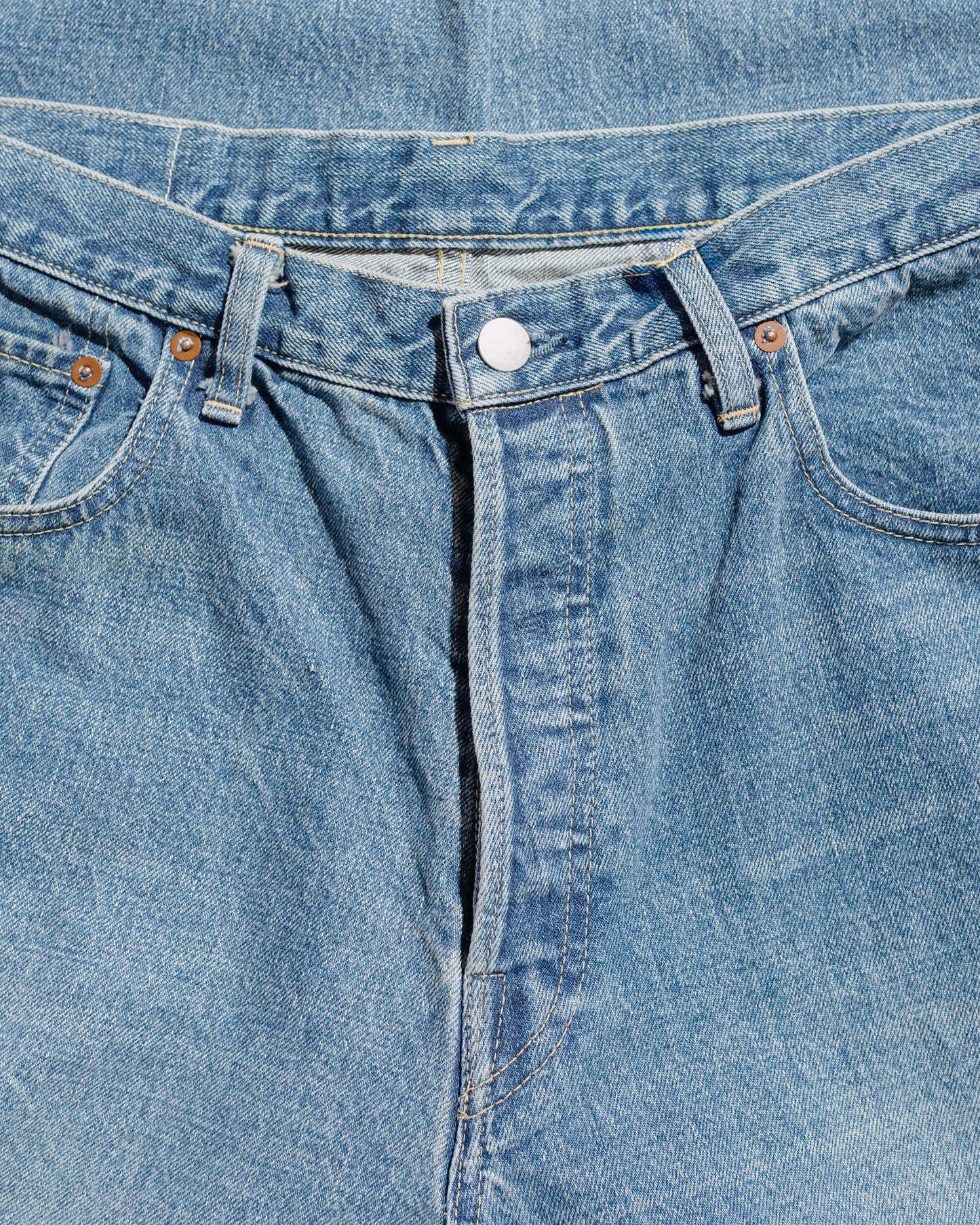 lost & found ssstein ssstein Twist Seam Vintage Denim Jeans Indigo