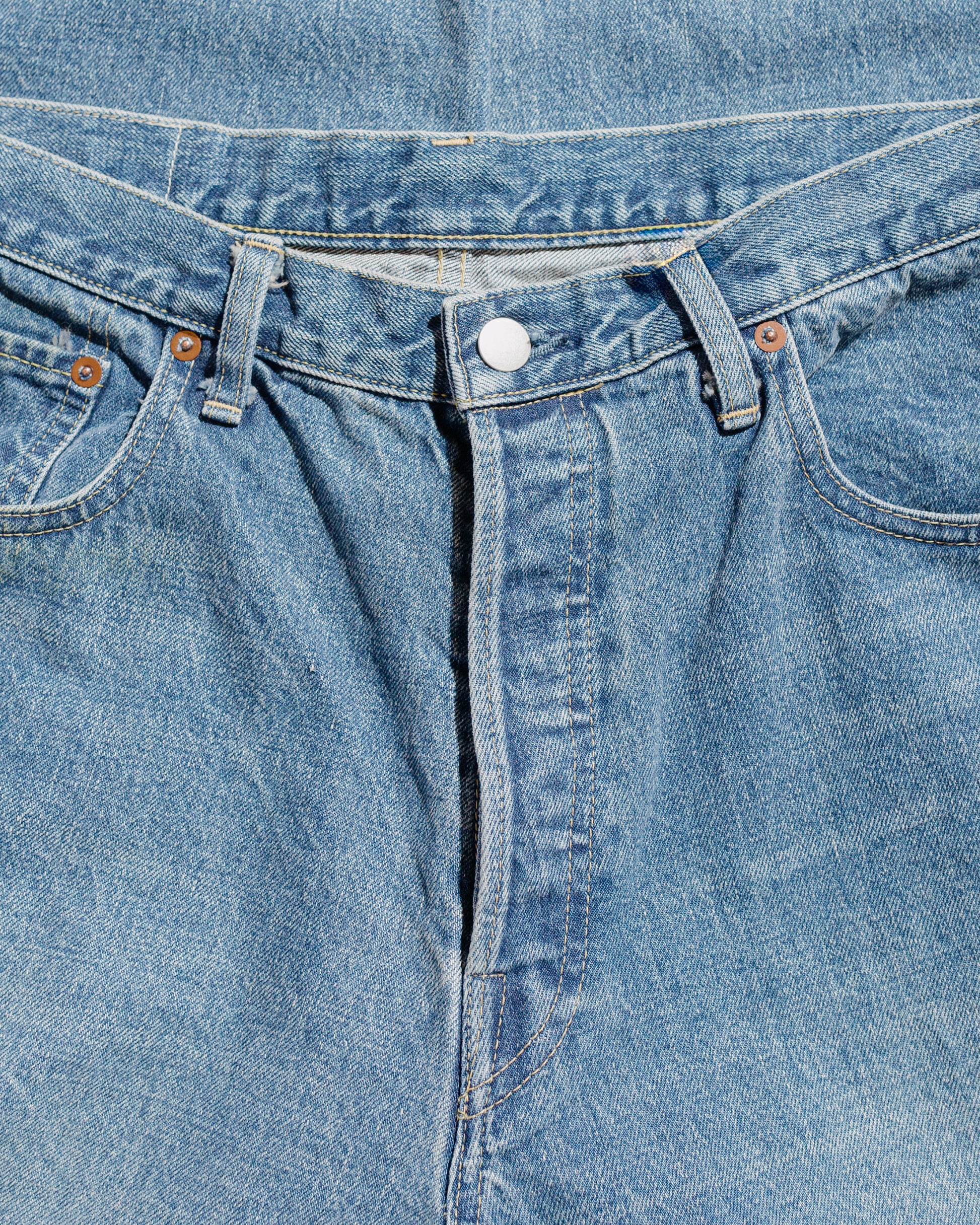 lost & found ssstein ssstein Twist Seam Vintage Denim Jeans Indigo