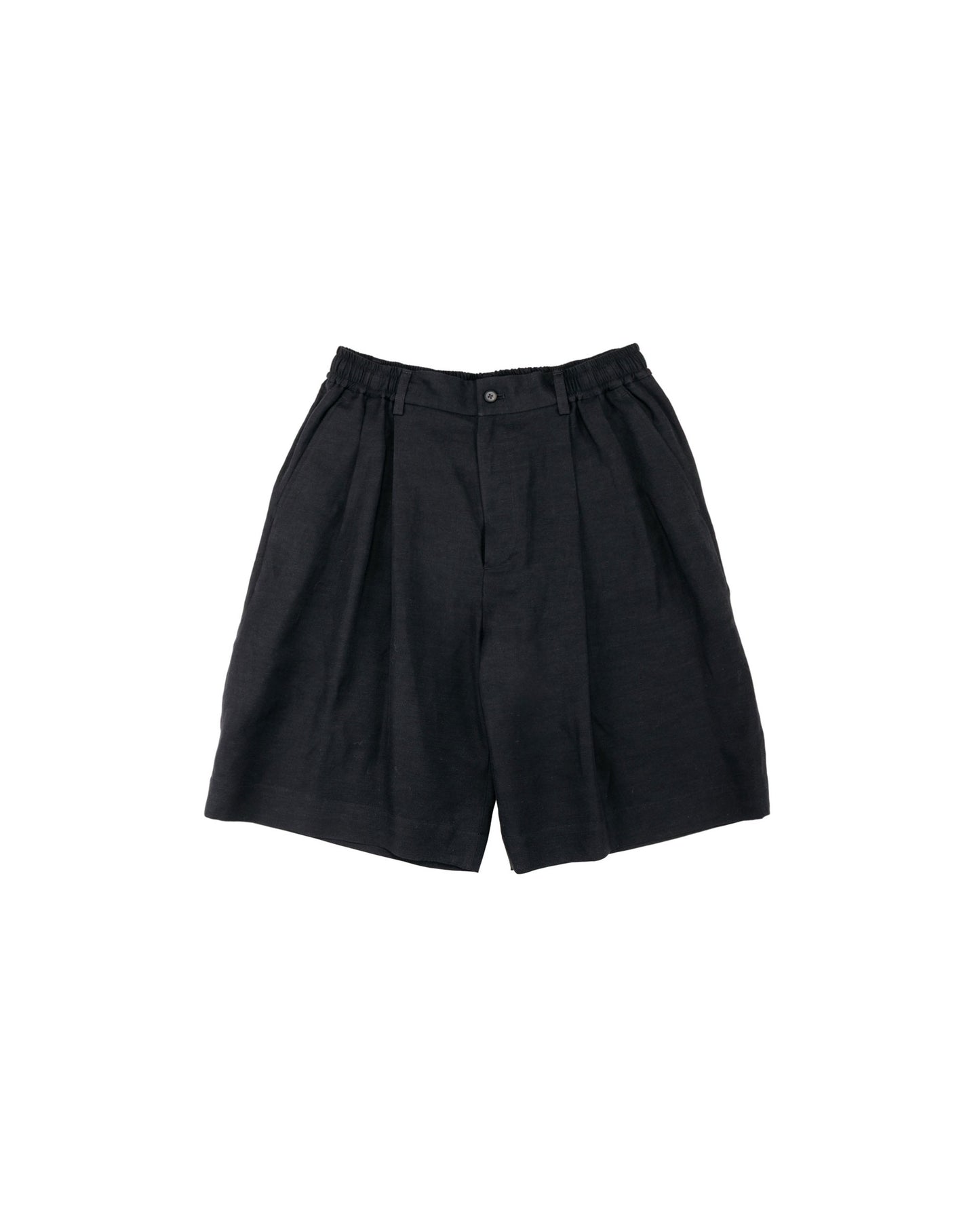 lost & found ssstein ssstein Vis/Li/Ra Twill Wide Easy Short Trousers Black
