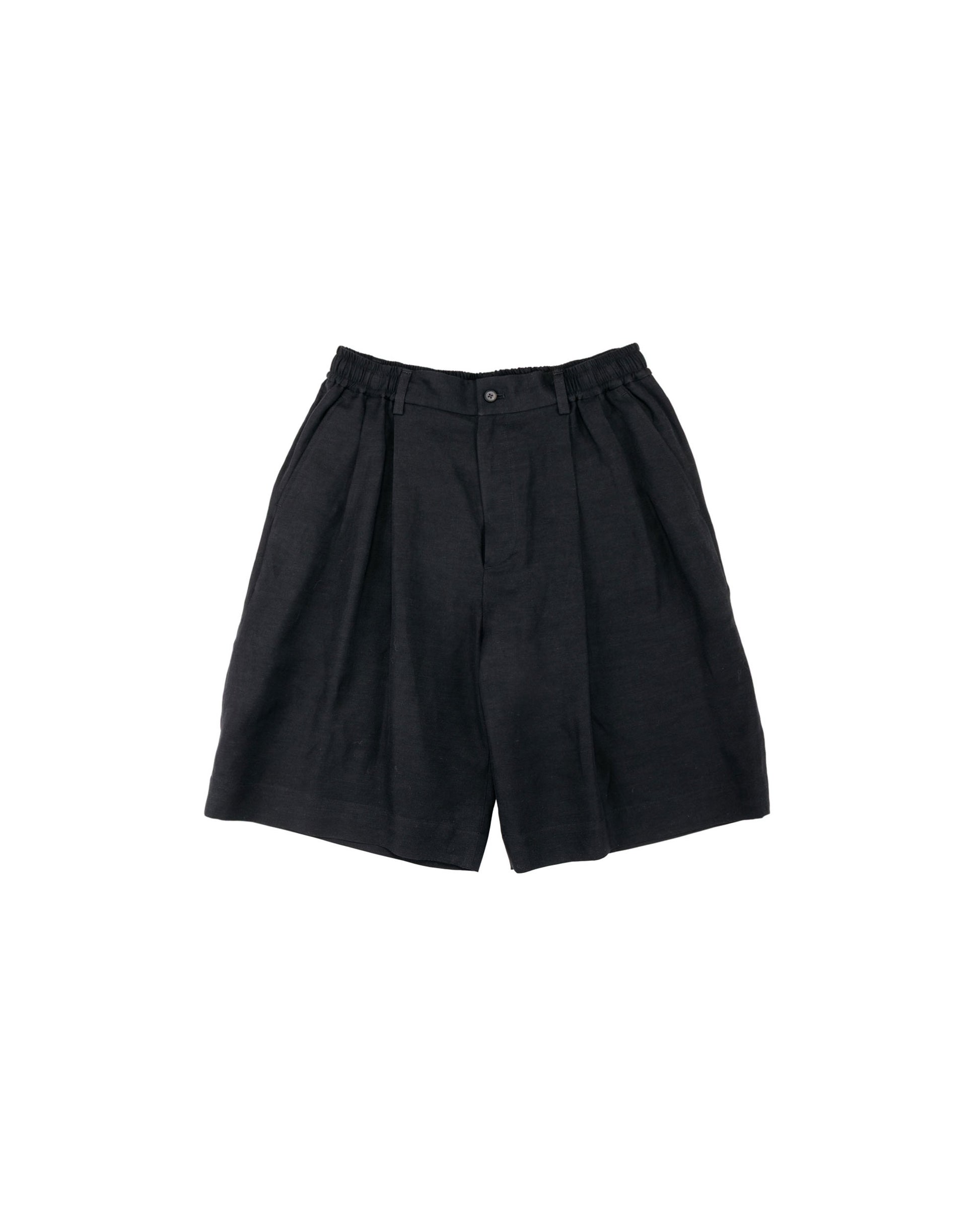 lost & found ssstein ssstein Vis/Li/Ra Twill Wide Easy Short Trousers Black
