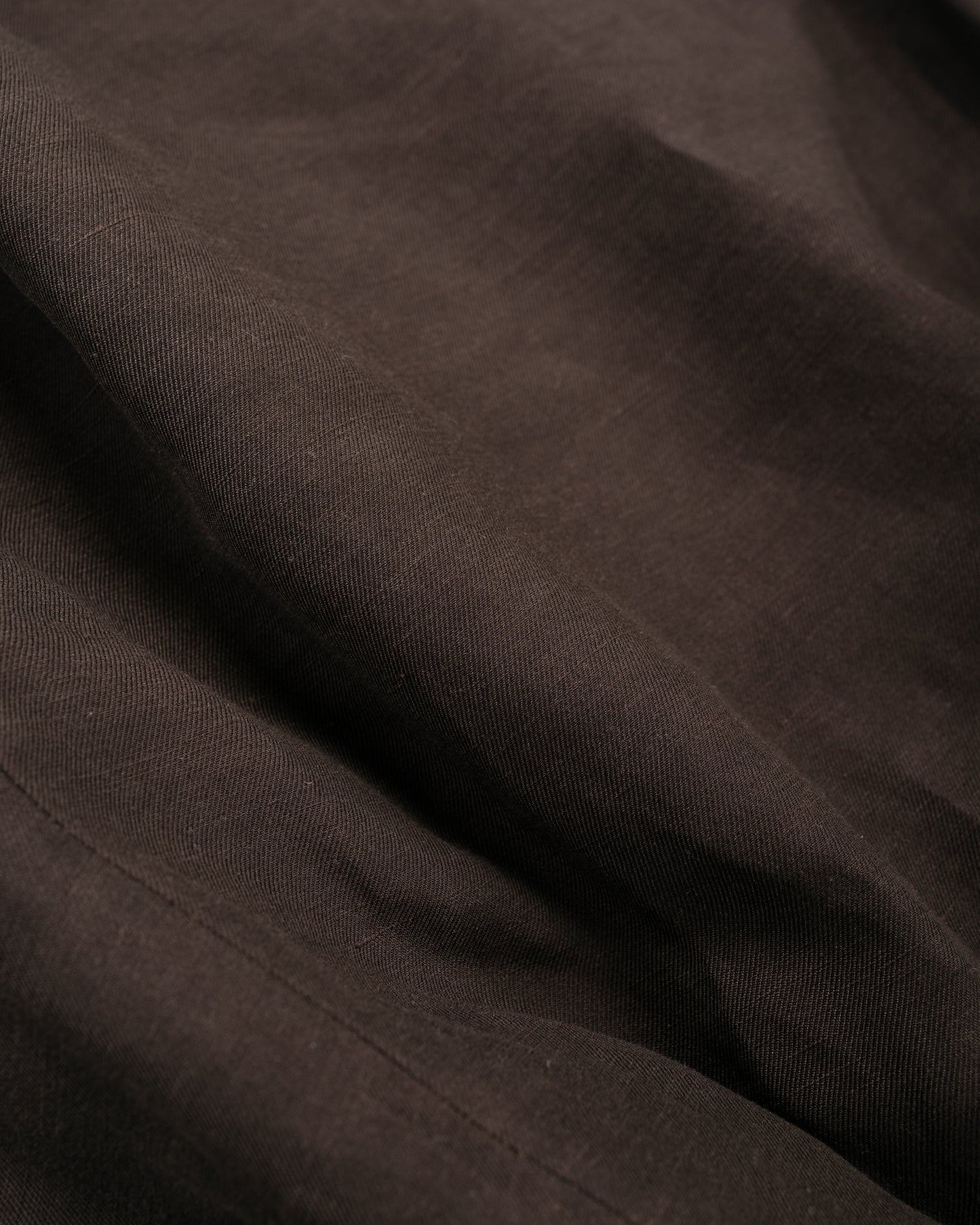 lost & found ssstein ssstein Vis/Li/Ra Twill Wide Easy Short Trousers Khaki Brown