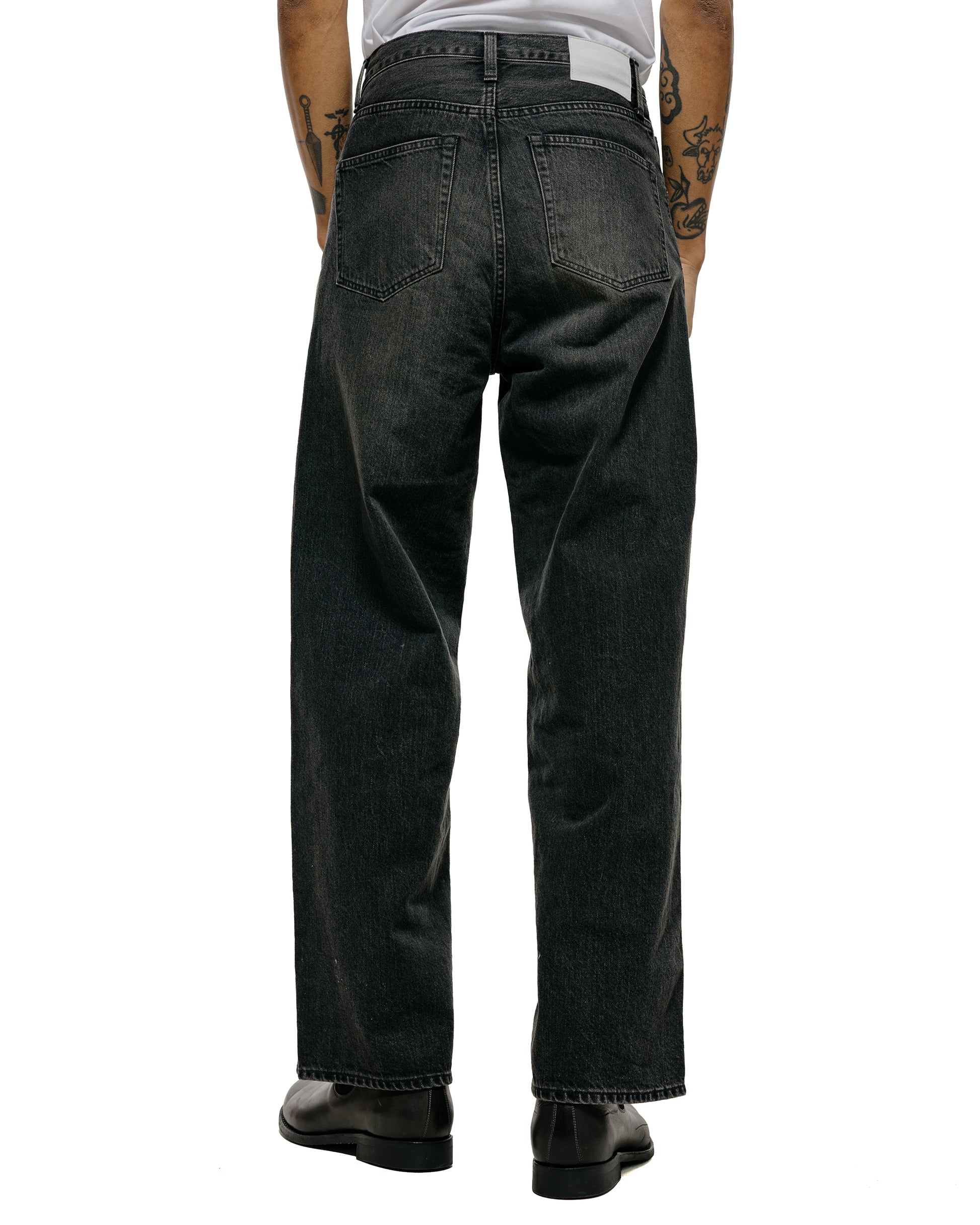 lost & found ssstein ssstein Wide Denim Jeans Black