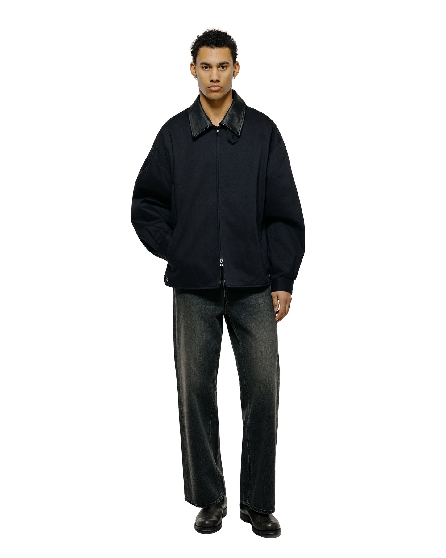 lost & found ssstein ssstein Wide Denim Jeans Black