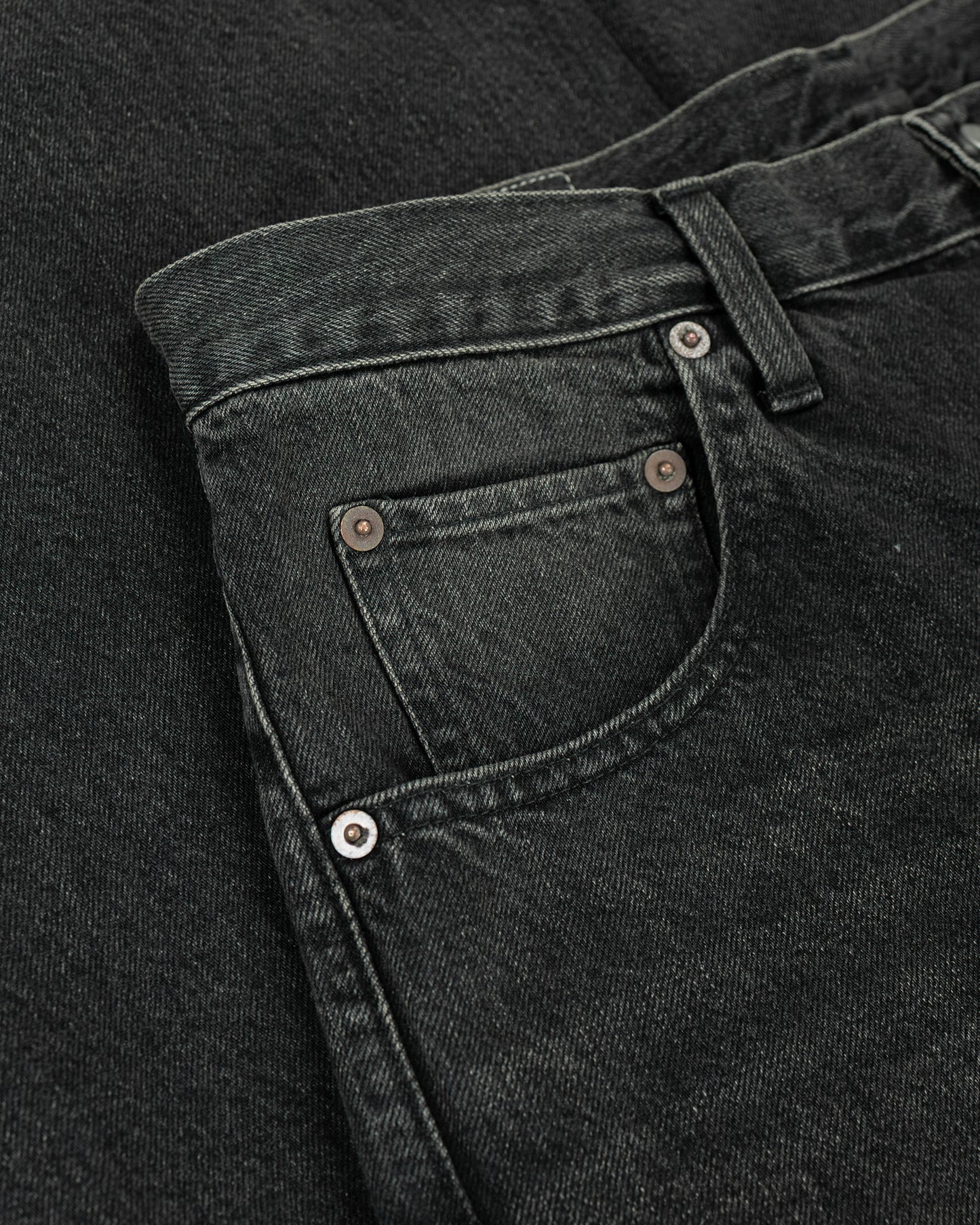 lost & found ssstein ssstein Wide Denim Jeans Black