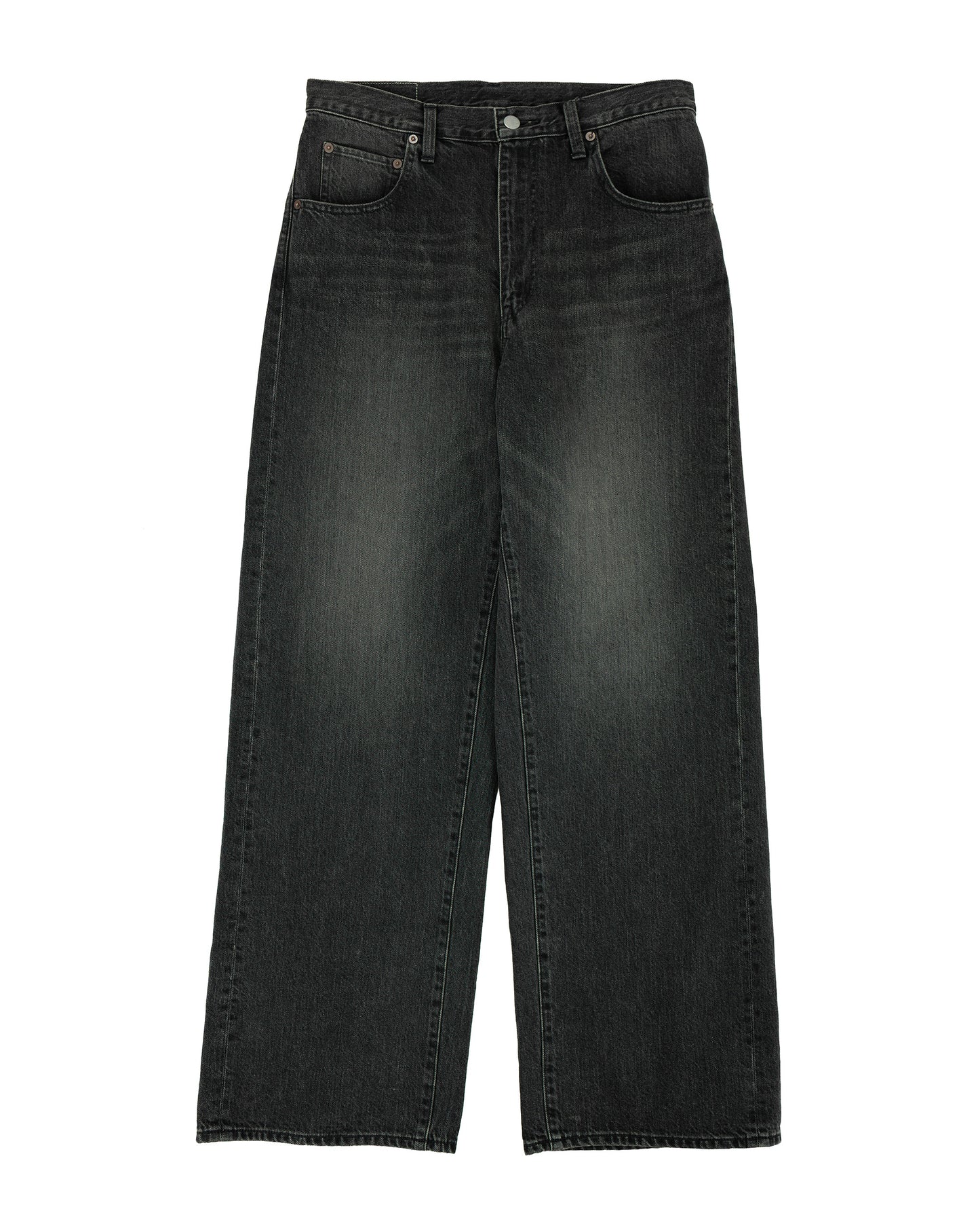lost & found ssstein ssstein Wide Denim Jeans Black