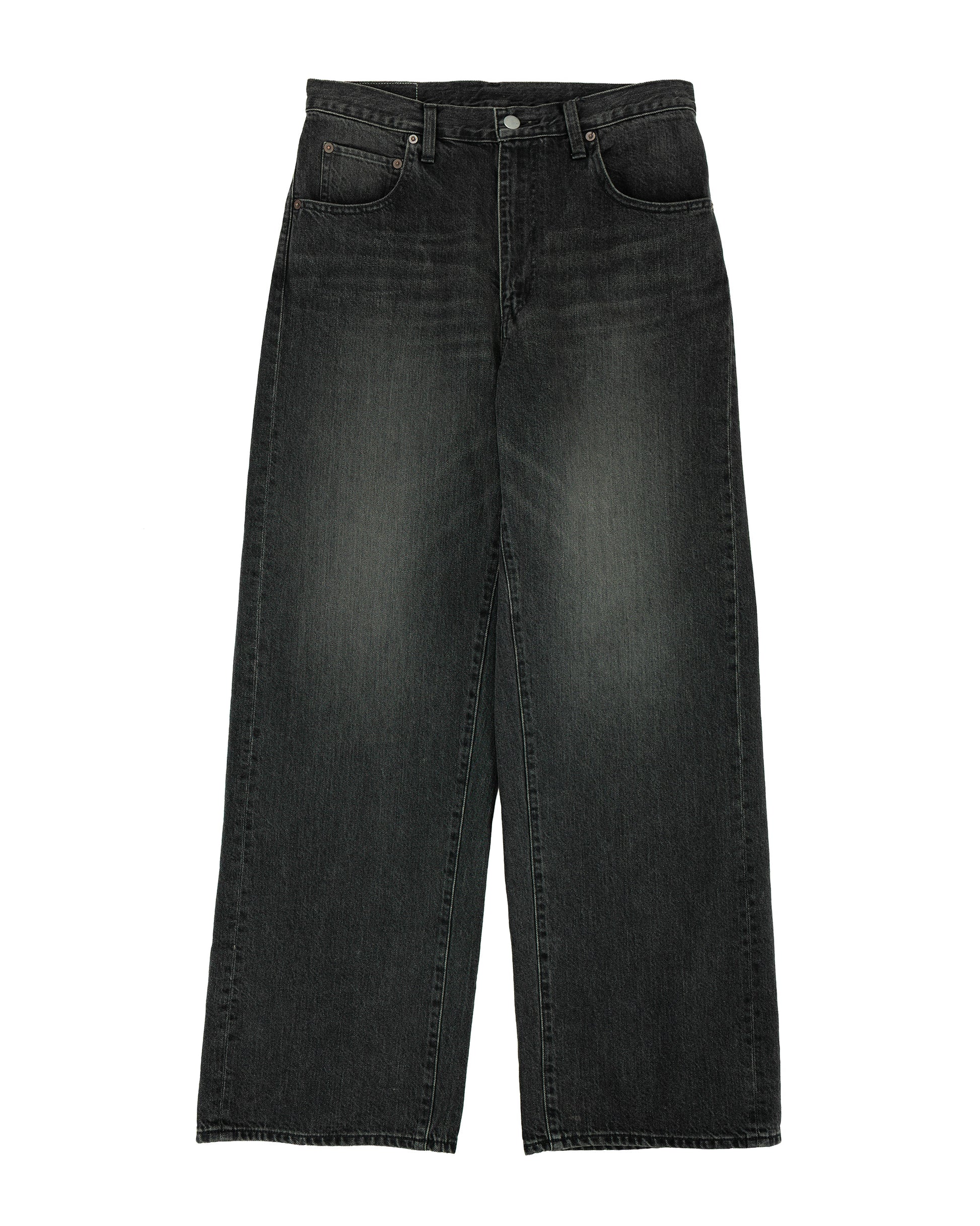 lost & found ssstein ssstein Wide Denim Jeans Black