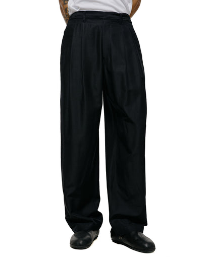 lost & found ssstein ssstein Wool Silk Wide Easy Trouser Black
