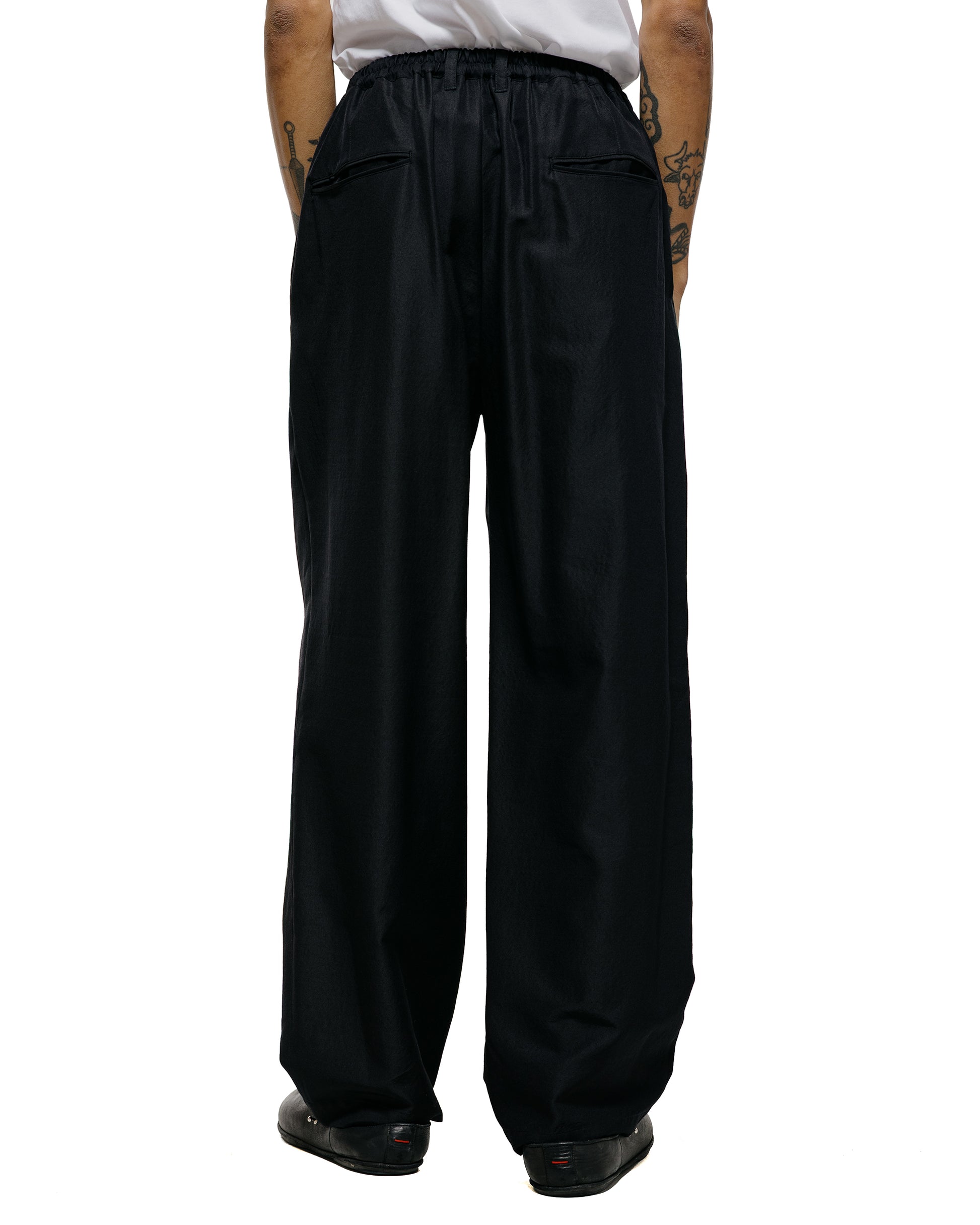 lost & found ssstein ssstein Wool Silk Wide Easy Trouser Black