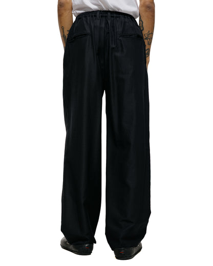 lost & found ssstein ssstein Wool Silk Wide Easy Trouser Black