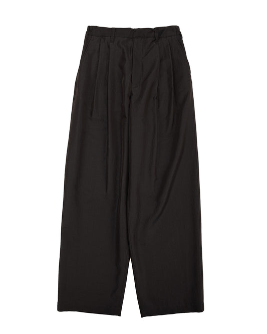 lost & found ssstein ssstein Wool Silk Wide Easy Trouser Dark Charcoal
