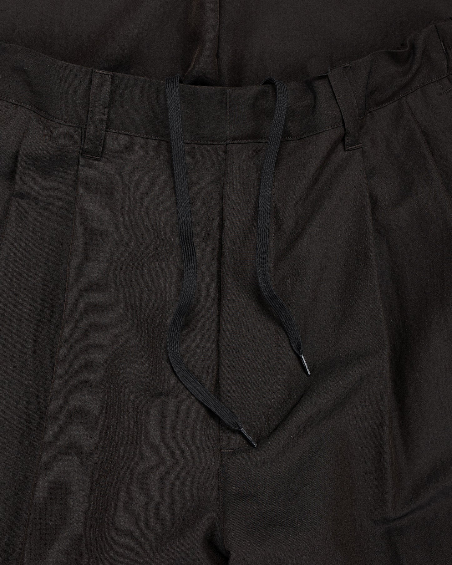 lost & found ssstein ssstein Wool Silk Wide Easy Trouser Dark Charcoal