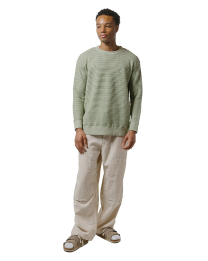 lost & found tss ts(s) Crew Neck Sweatshirt Cotton/Polyester Russell Knitting Jersey Pistachio