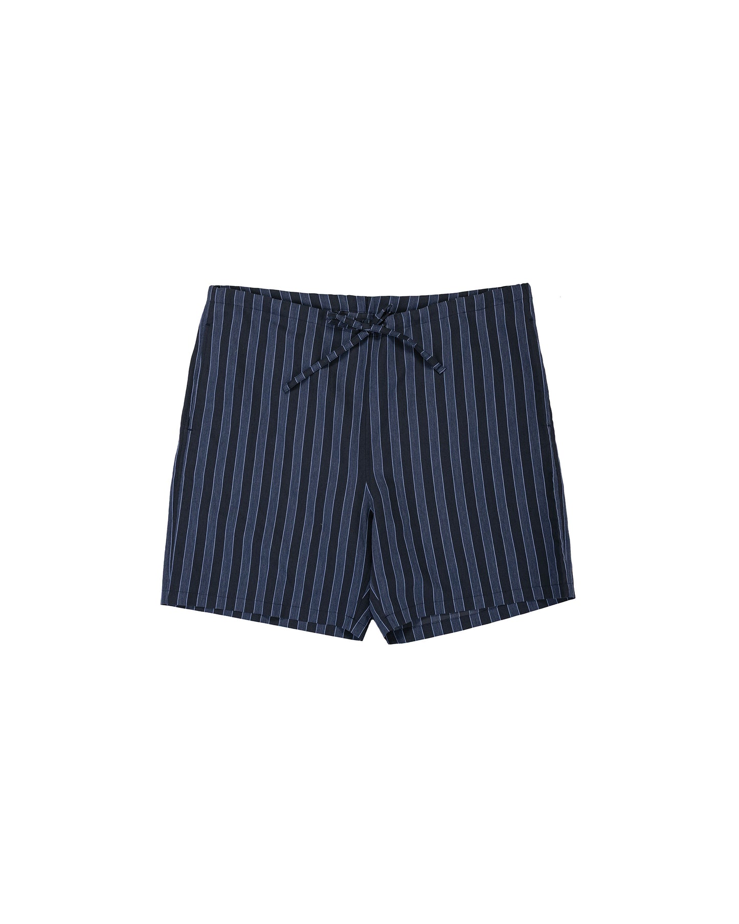 lost & found tss ts(s) Drawstring Shorts Bold Stripe Viscose/Polyester Cloth Navy