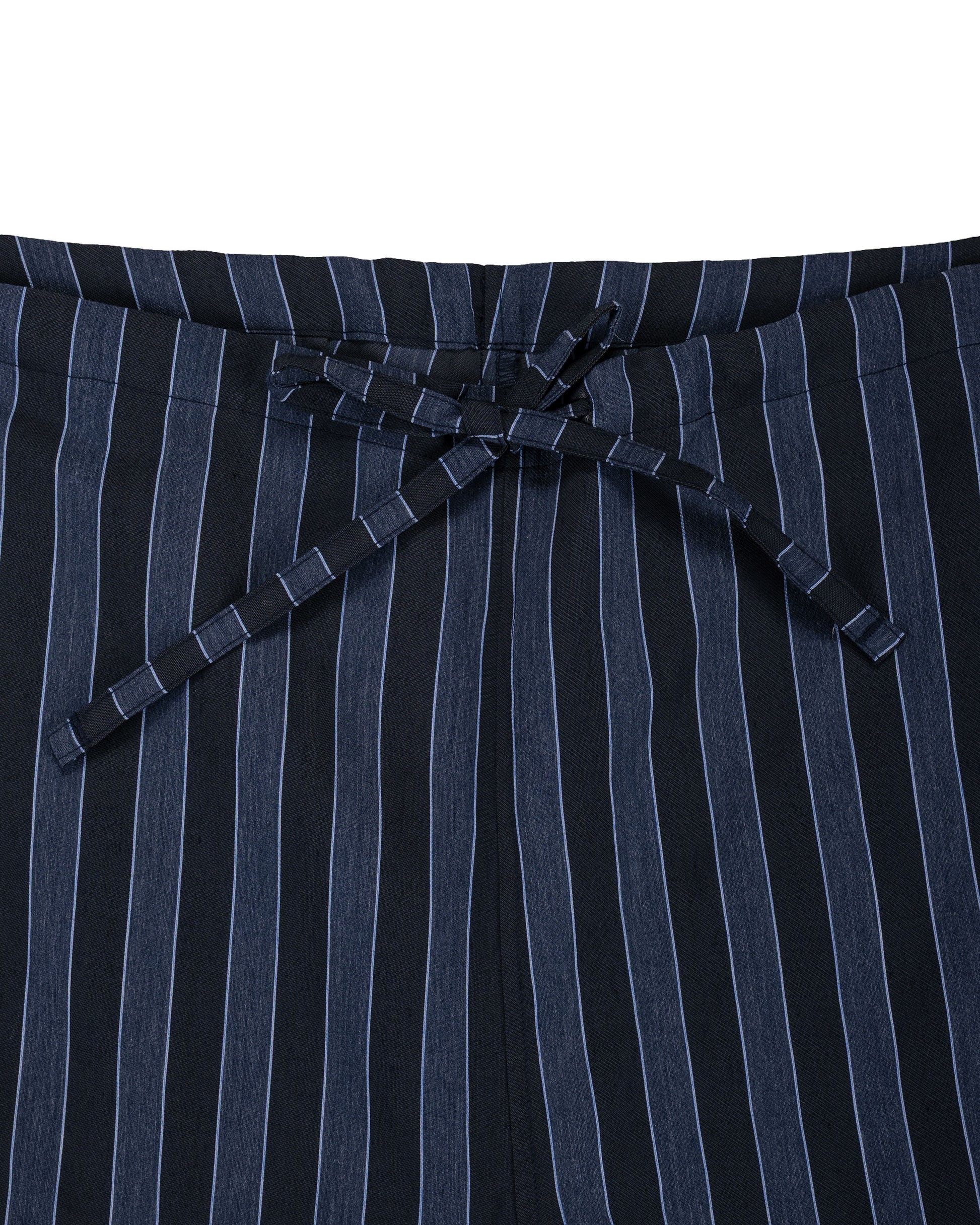 lost & found tss ts(s) Drawstring Shorts Bold Stripe Viscose/Polyester Cloth Navy