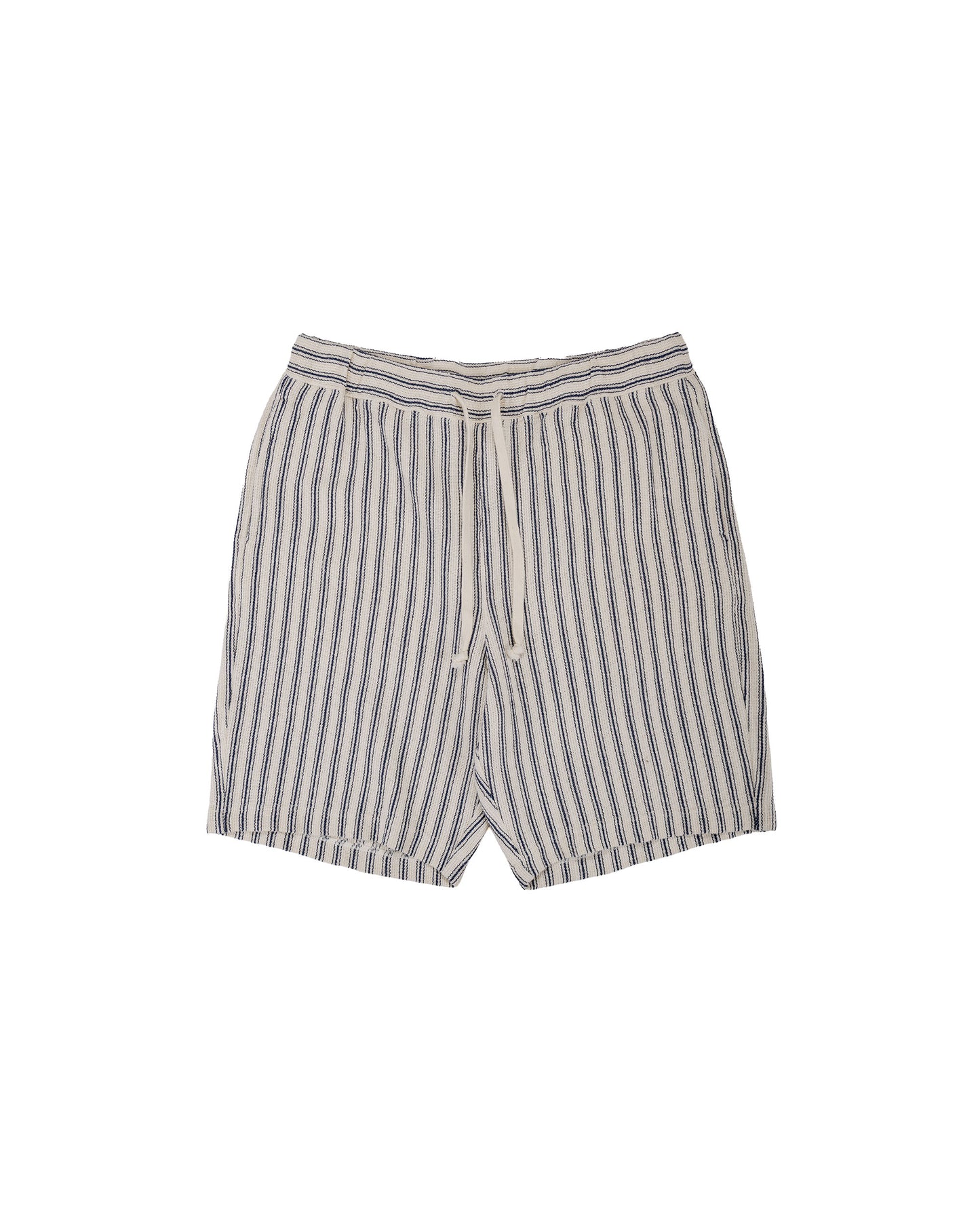 lost & found tss ts(s) Easy Fit Shorts Rustic Stripe Cotton Mesh Cloth Navy