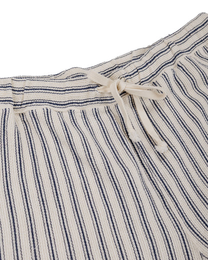 lost & found tss ts(s) Easy Fit Shorts Rustic Stripe Cotton Mesh Cloth Navy