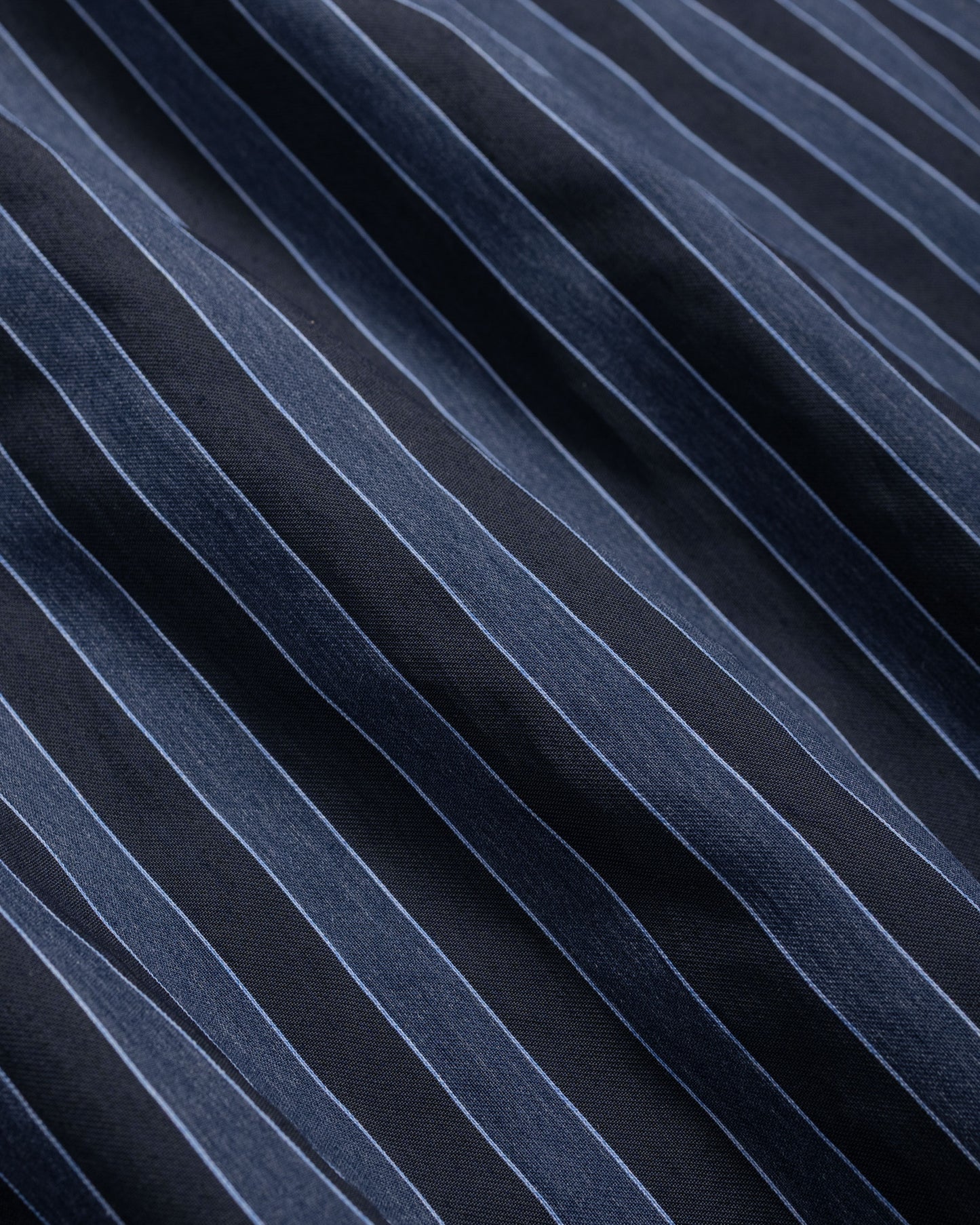 lost & found tss ts(s) Jacket Shirt Bold Stripe Viscose/Polyester Cloth Navy