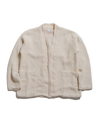 lost & found tss ts(s) Lined Easy Cardigan Cotton/Polyester Russell Knitting Jersey Cream