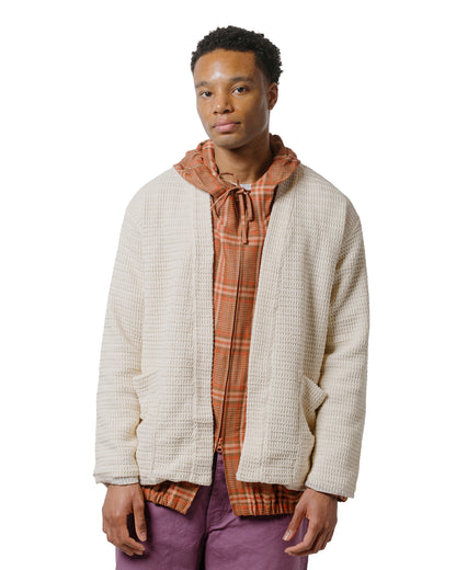 lost & found tss ts(s) Lined Easy Cardigan Cotton/Polyester Russell Knitting Jersey Cream