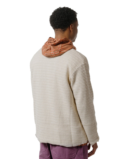 lost & found tss ts(s) Lined Easy Cardigan Cotton/Polyester Russell Knitting Jersey Cream