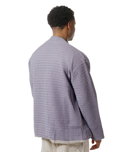 lost & found tss ts(s) Lined Easy Cardigan Cotton/Polyester Russell Knitting Jersey Lavender