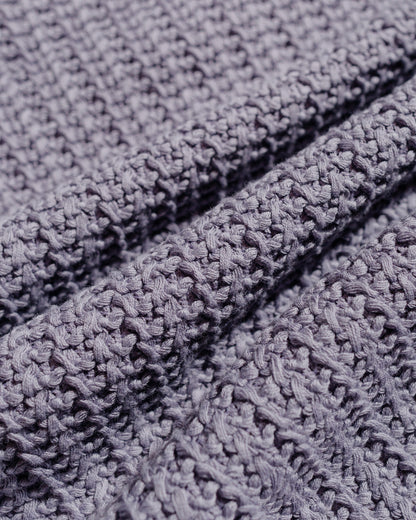 lost & found tss ts(s) Lined Easy Cardigan Cotton/Polyester Russell Knitting Jersey Lavender