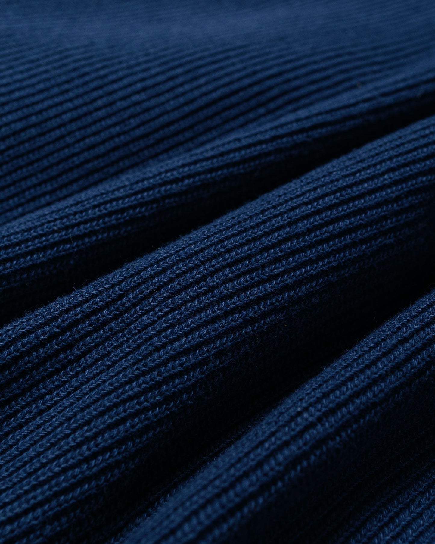 lost & found tss ts(s) Lined Easy Cardigan Rib Stitch Cotton Jersey Navy