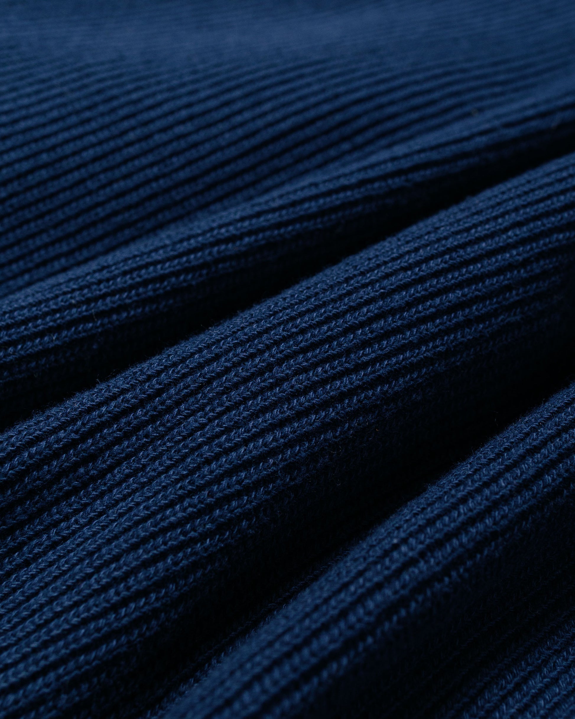 lost & found tss ts(s) Lined Easy Cardigan Rib Stitch Cotton Jersey Navy