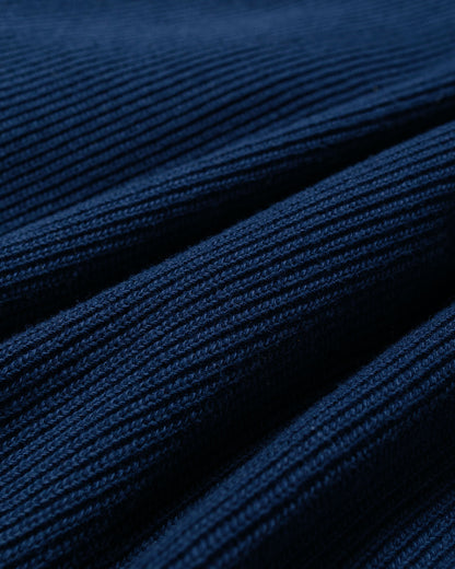 lost & found tss ts(s) Lined Easy Cardigan Rib Stitch Cotton Jersey Navy